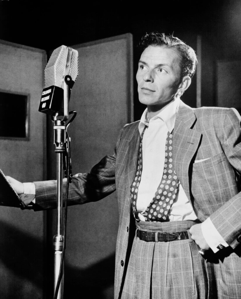 Fotografía de Frank Sinatra en 1947