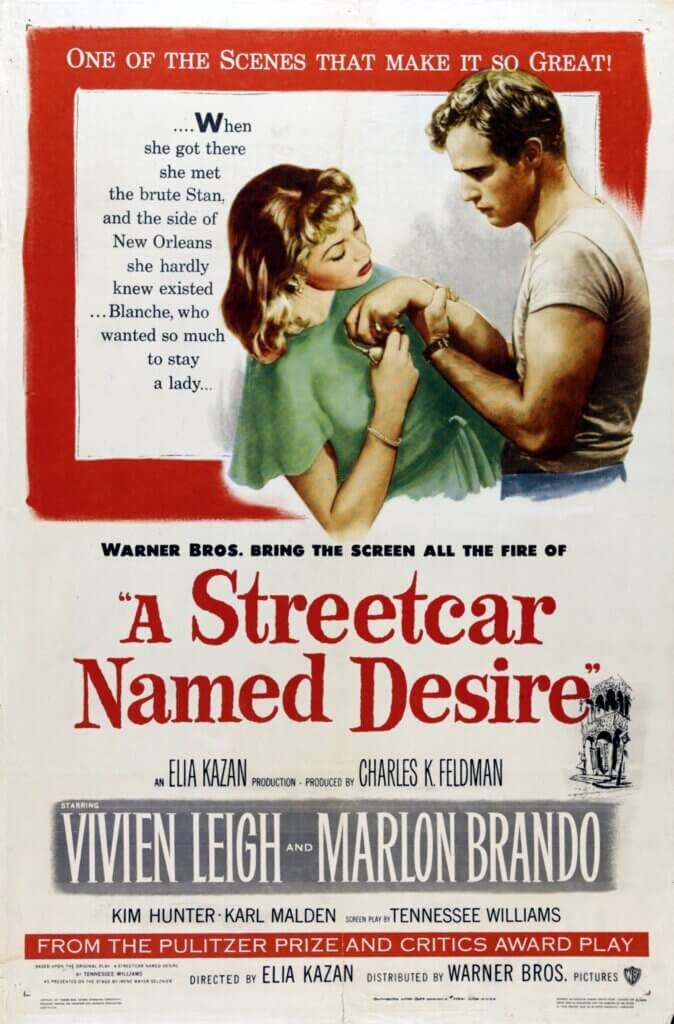 Póster de la película A Streetcar Named Desire