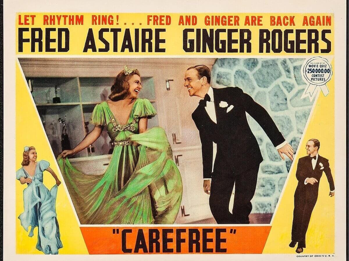Lobby card de la película Carefree, 1938