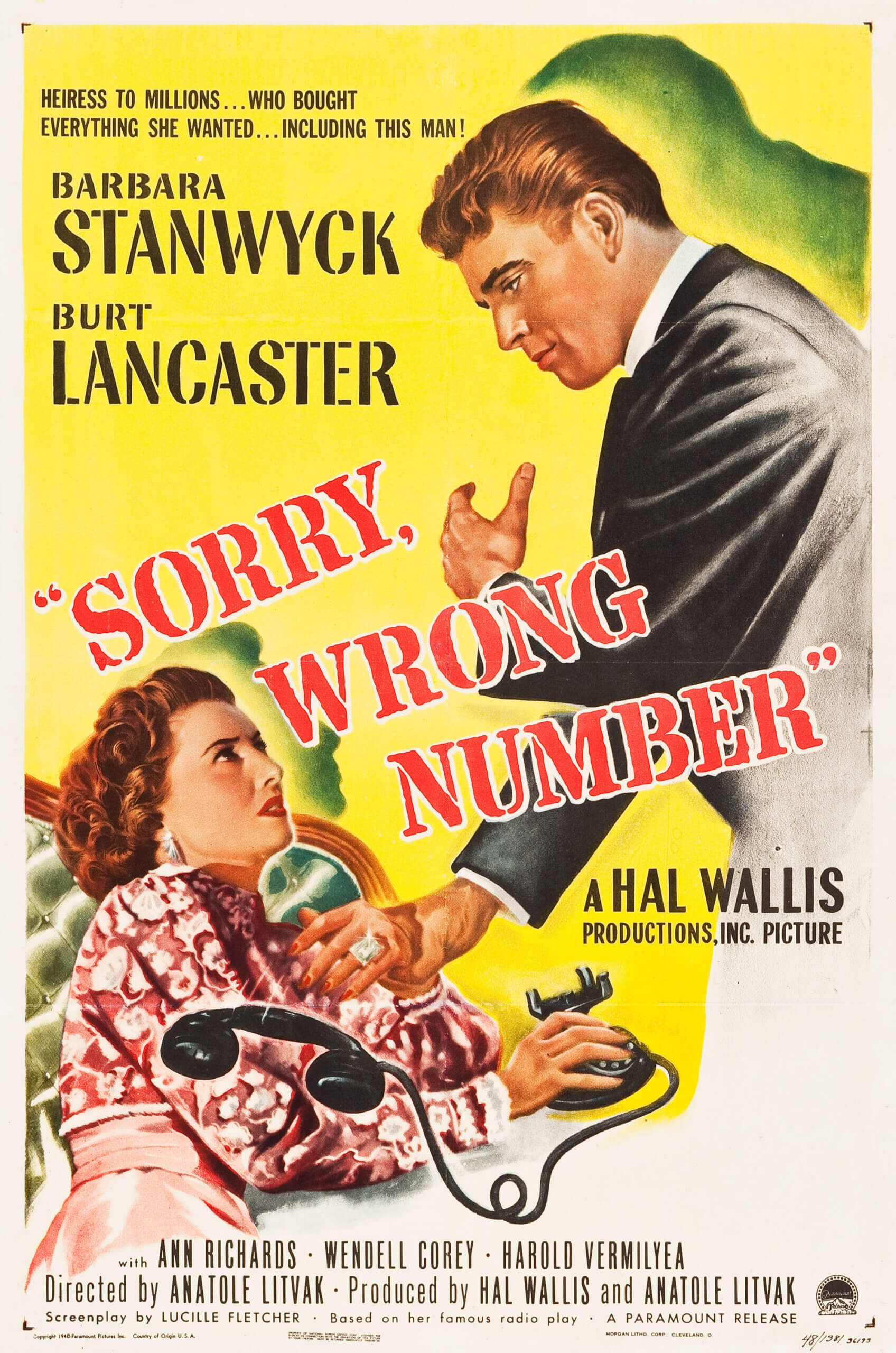 Póster de Sorry, Wrong Number